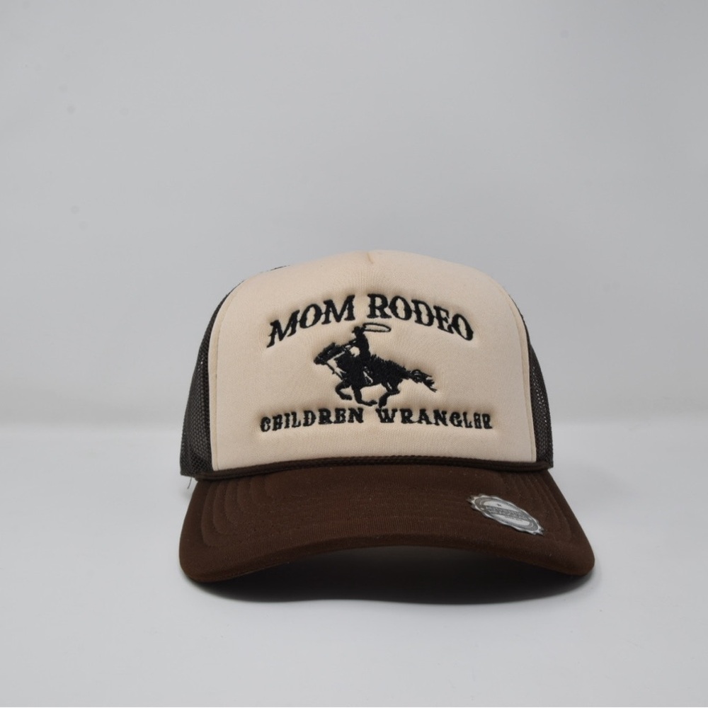 Mom Rodeo Children Wrangler Trucker Hat